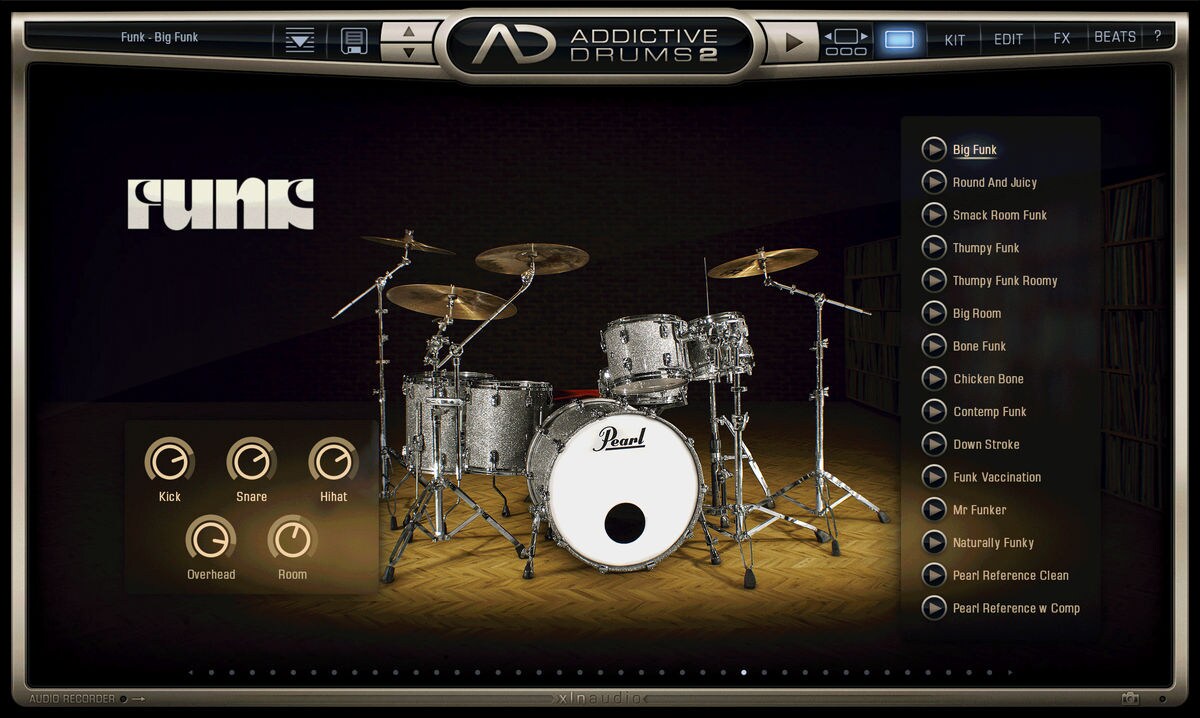 XLN AUDIO/Addictive Drums 2 : Funk