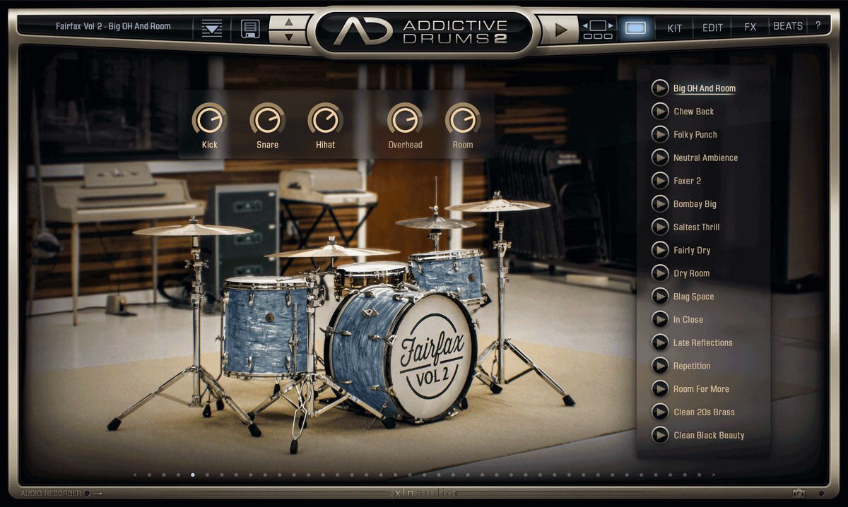 XLN AUDIO/Addictive Drums 2 : FairFax vol.2