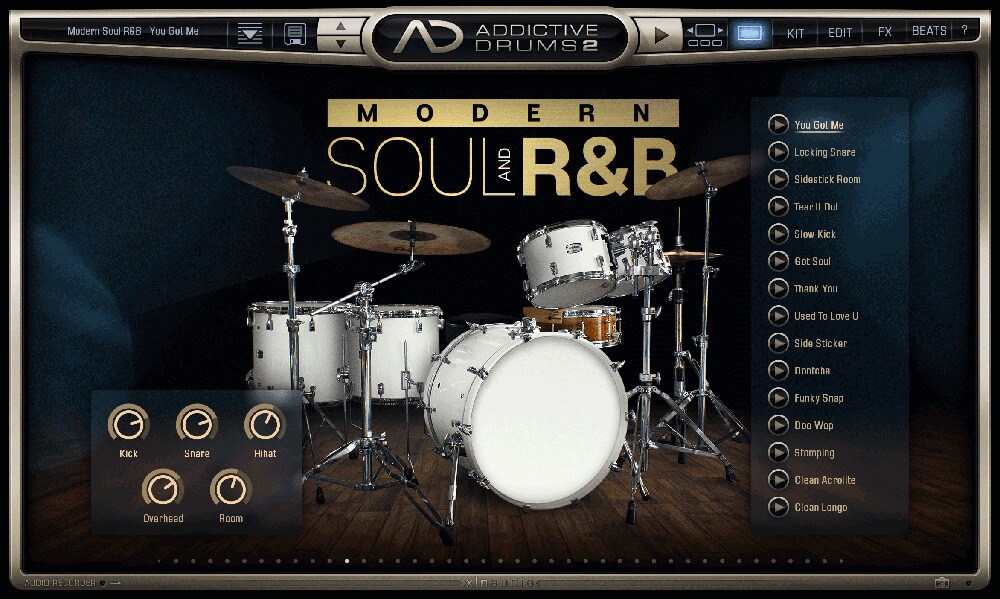 XLN AUDIO/Addictive Drums 2 : Modern Soul and R&B