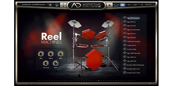 XLN AUDIO / Addictive Drums 2 : Reel Machines