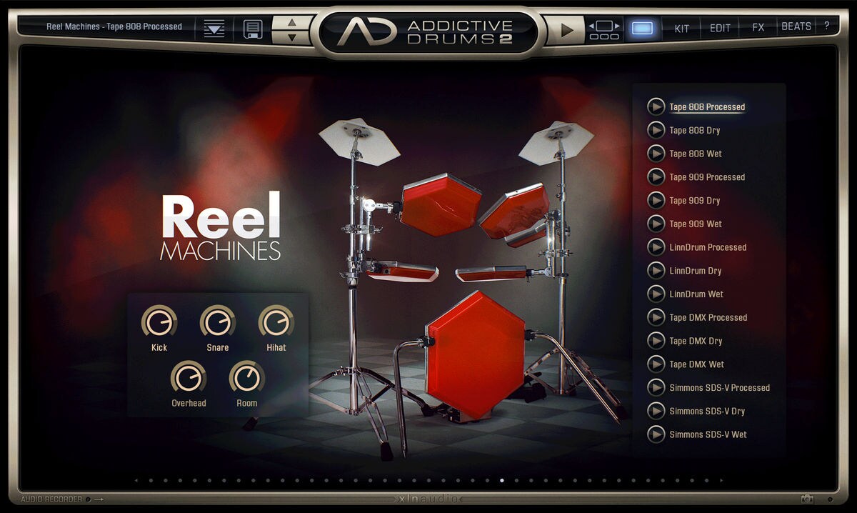 XLN AUDIO/Addictive Drums 2 : Reel Machines