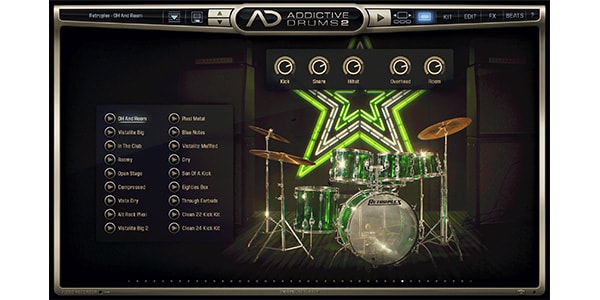 XLN AUDIO / Addictive Drums 2 : Retroplex