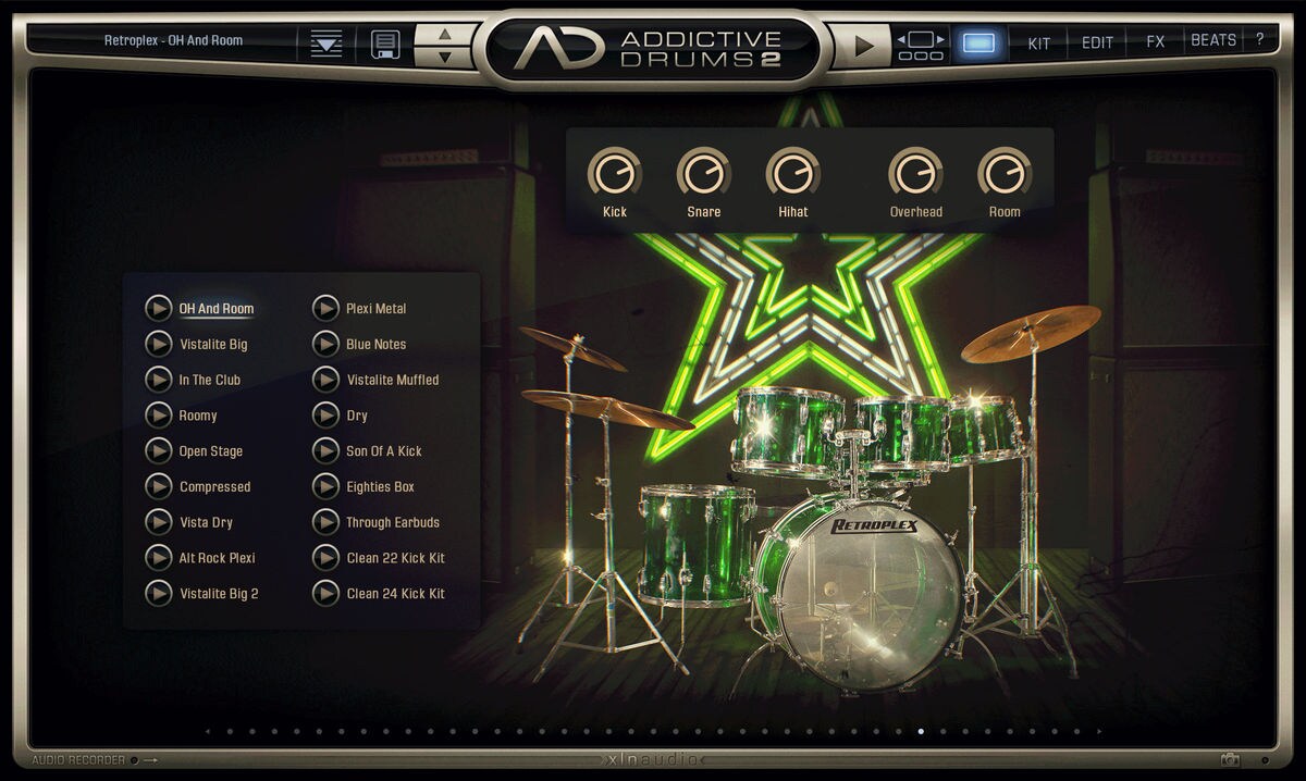 XLN AUDIO/Addictive Drums 2 : Retroplex