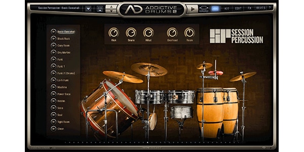 XLN AUDIO / Addictive Drums 2 : Session Percussion