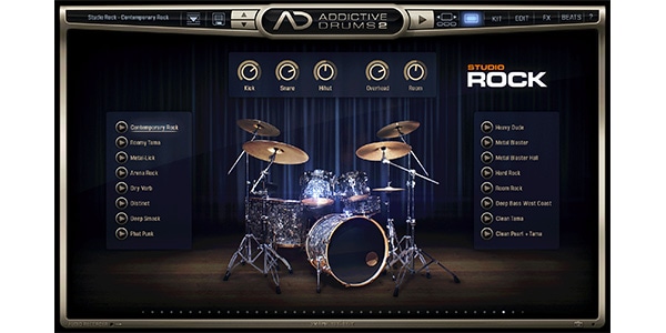 XLN AUDIO / Addictive Drums 2 : Studio Rock