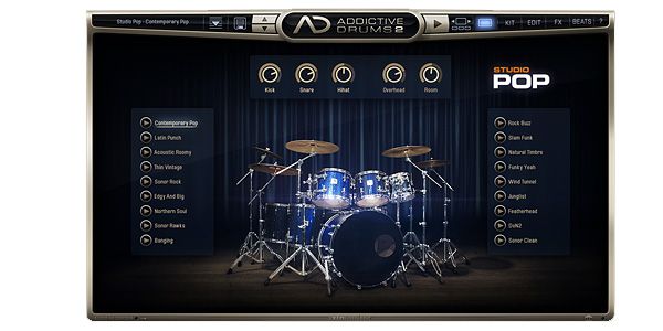 XLN AUDIO ( エックスエルエヌオーディオ )  / Addictive Drums 2 ADpak Studio Pop 画像2