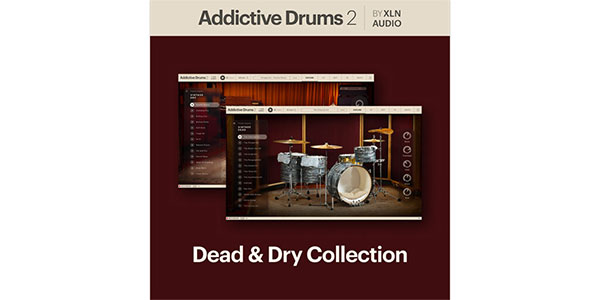 XLN AUDIO ( エックスエルエヌオーディオ )  / Addictive Drums 2: Dead & Dry Collection 簡易パッケージ納品