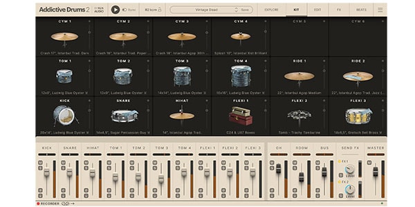 XLN AUDIO ( エックスエルエヌオーディオ )  / Addictive Drums 2: Dead & Dry Collection 簡易パッケージ納品画像4