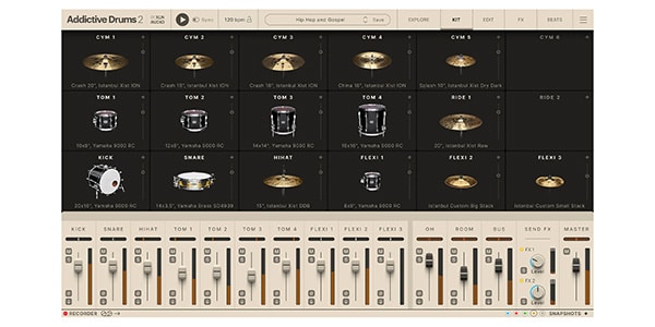 XLN AUDIO / Addictive Drums 2:Hip Hop and Gospel Adpak　PKG version画像2