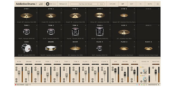 XLN AUDIO ( エックスエルエヌオーディオ )  / Addictive Drums 2 : Hip Hop and Gospel Collection PKG納品画像3