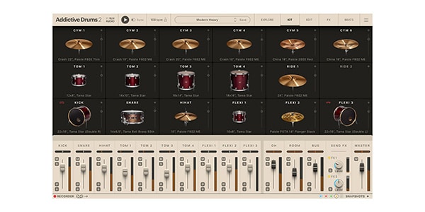 XLN AUDIO / Addictive Drums 2:Modern Heavy Adpak 簡易パッケージ版画像2
