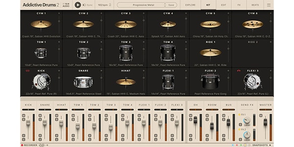 XLN AUDIO ( エックスエルエヌオーディオ )  / Addictive Drums 2 : Progressive & Heavy Collection PKG版画像3