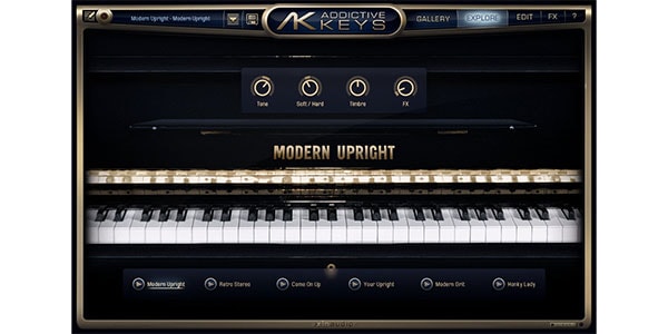 XLN AUDIO ( エックスエルエヌオーディオ )  / Addictive Keys: Modern Upright 簡易パッケージ納品画像3