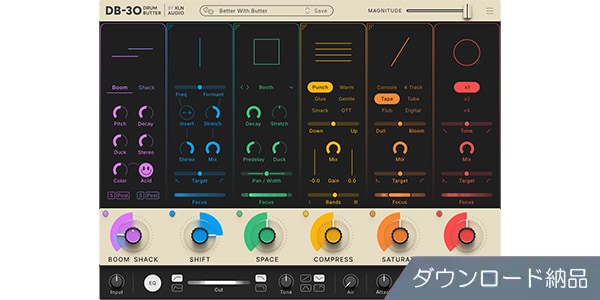 XLN AUDIO ( エックスエルエヌオーディオ )  / DB-30 Drum Butter ダウンロード納品