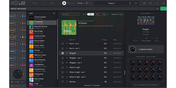XLN AUDIO ( エックスエルエヌオーディオ )  / XOpak Afrobeats 簡易パッケージ納品画像2