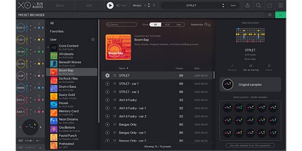 XLN AUDIO ( エックスエルエヌオーディオ )  / XOpak Boom Bap 簡易パッケージ納品画像2