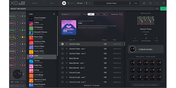 XLN AUDIO / XOpak EDM 簡易パッケージ納品画像2
