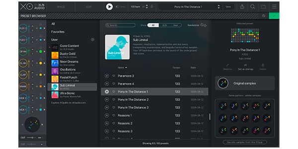 XLN AUDIO ( エックスエルエヌオーディオ )  / XOpak Sub Liminal by ATEQ 簡易パッケージ納品画像2