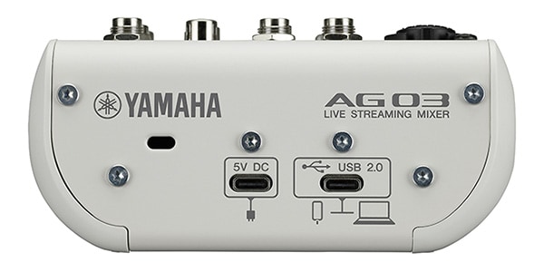 YAMAHA AG03MK2 W　3ch ライブストリーミングミキサー