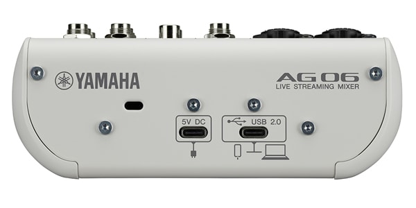 6chライブストリーミングミキサー　AG06MK2　送料無料　YAMAHA　ヤマハ　ホワイト　W　サウンドハウス