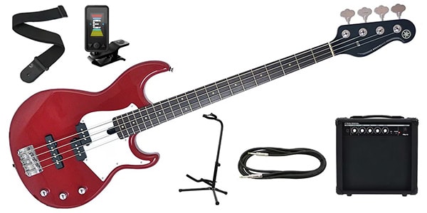 YAMAHA / BB234 Raspberry red エレキベース 初心者入門セット