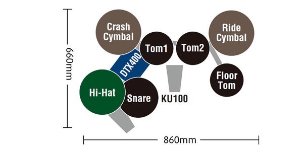 YAMAHA / DTX400KS画像5