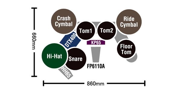 YAMAHA / DTX430KS画像5