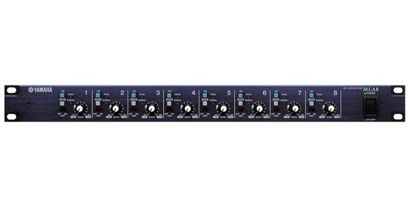 スノーブルー YAMAHA MLA8 ヤマハ 8chマイクプリアンプ - crumiller.com