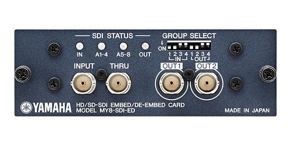 YAMAHA / MY8-SDI-ED 8ch HD-SDI / SD-SDI 画像2