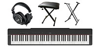 YAMAHA / P-225B 電子ピアノ X型スタンド+椅子+ヘッドホンセット