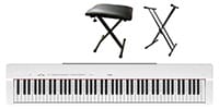 YAMAHA / P-225WH 電子ピアノ X型スタンド+椅子セット