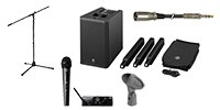 YAMAHA STAGEPAS 1K　AKG ワイヤレスマイク1本セット