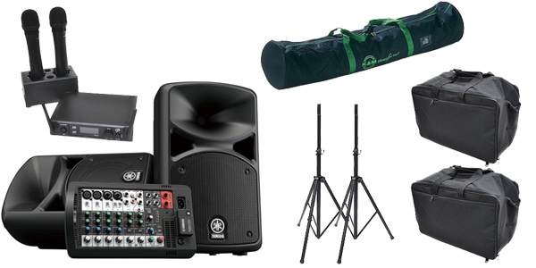 Yamaha ヤマハ Stagepas 400bt ワイヤレスマイク2本セット 送料無料 サウンドハウス