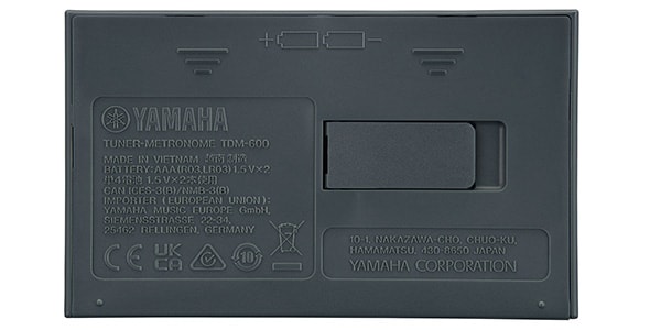 YAMAHA ( ヤマハ )  / TDM-600GY チューナー・メトロノーム グレー画像2