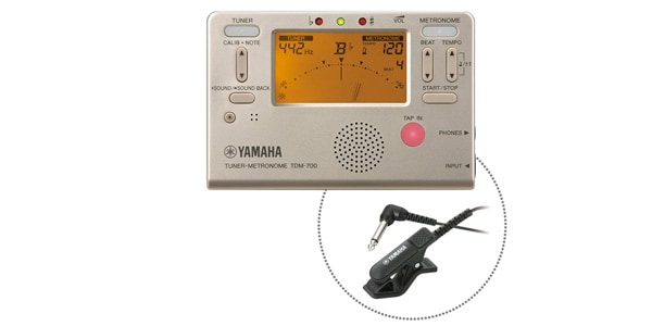 YAMAHA/TDM-700GM チューナーメトロノーム マイク付き