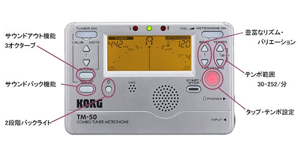 KORG ( コルグ ) TM-50-BK 送料無料 | サウンドハウス