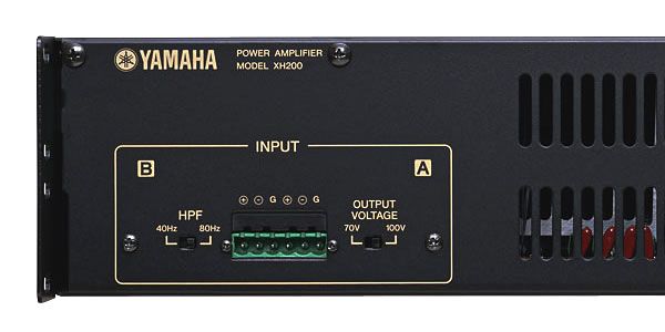 XH200 ハイインピーダンスパワーアンプ | ハイインピーダンスパワー