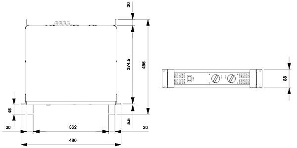 XP2500　ステレオパワーアンプ