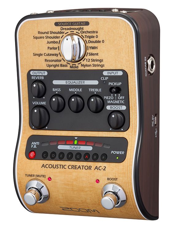 AC-2 Acoustic Creator アコースティックギター用プリアンプ