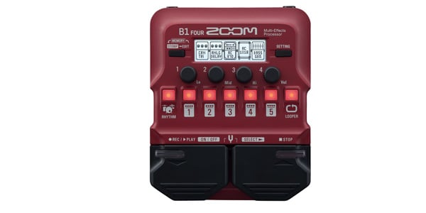 ZOOM B1 FOUR Multi-Effects Processor