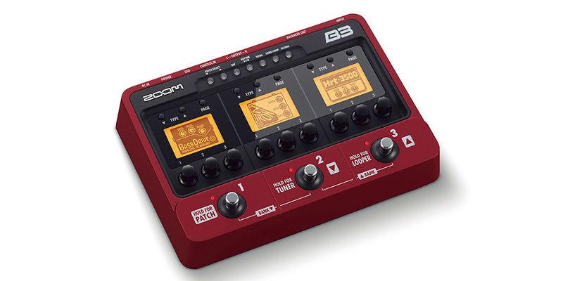 ZOOM B3 マルチエフェクター ズーム アンプシミュレーター