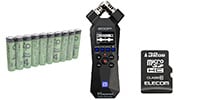 ZOOM / H1essential ハンディレコーダー＋microSDカード/単4電池セット