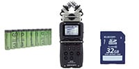 ZOOM / H5 ハンディレコーダー ＋ SDカード/単3電池 セット