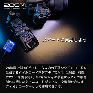 ZOOM ( ズーム )  / H6studio ハンディレコーダー画像12