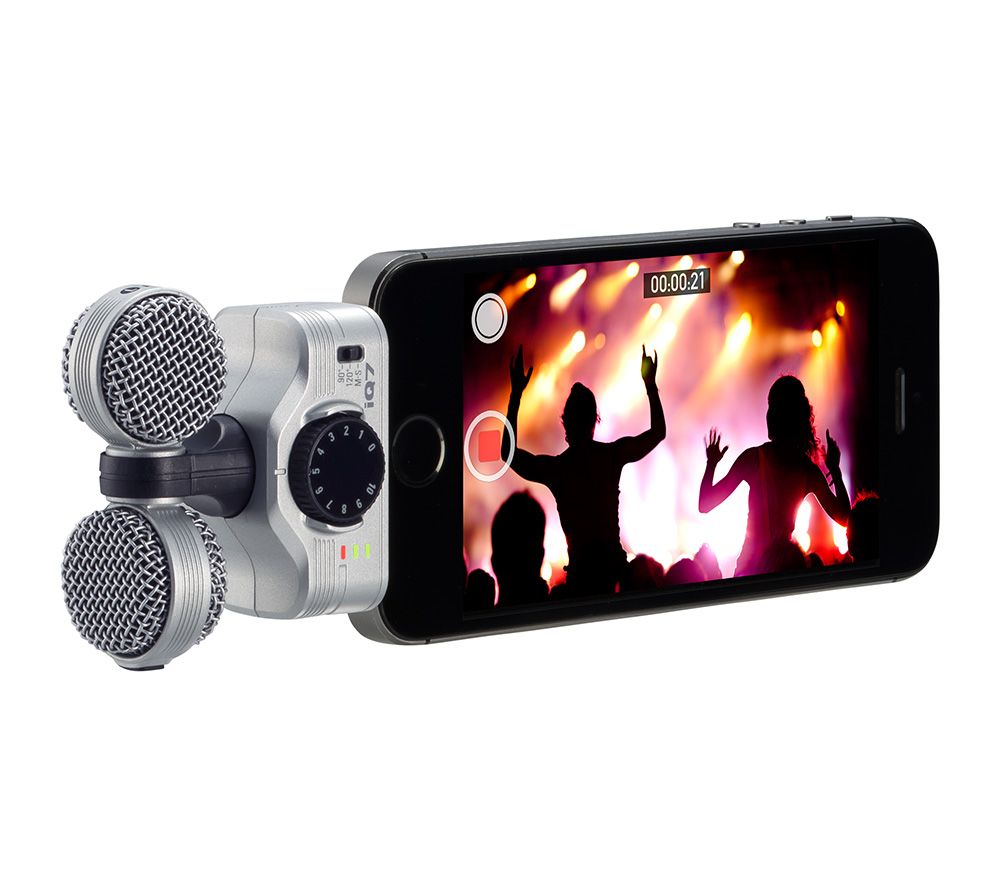 ZOOM ( ズーム ) iQ7 MSステレオマイクロフォン iPhone用 送料無料 