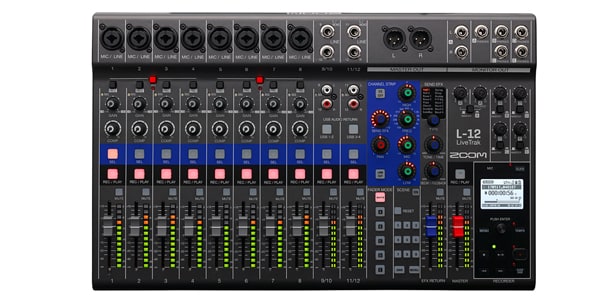 ZOOM (ズーム) LiveTrak L-12　デジタルミキサー ¥52,800(税抜)(¥58,080 税込)