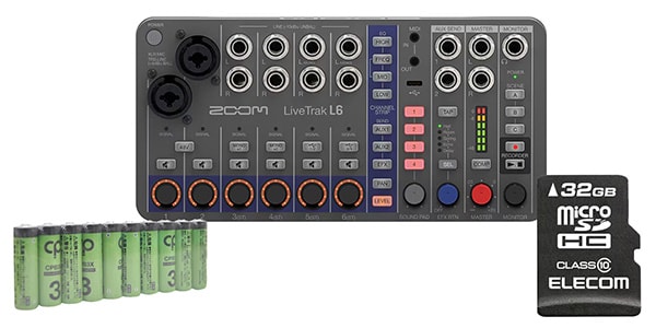 ZOOM ( ズーム )  / L6 ＋ microSDカード/単3電池 セット