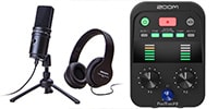 ZOOM / PodTrak P2 ポッドキャストスターターパッケージ【1人用】