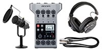 ZOOM / PodTrak P4 ＋ CM10 ＋ MIX015 ＋ CPH7000 セット
