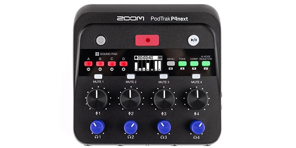 ZOOM ( ズーム )  / PodTrak P4next ポッドキャストレコーダー